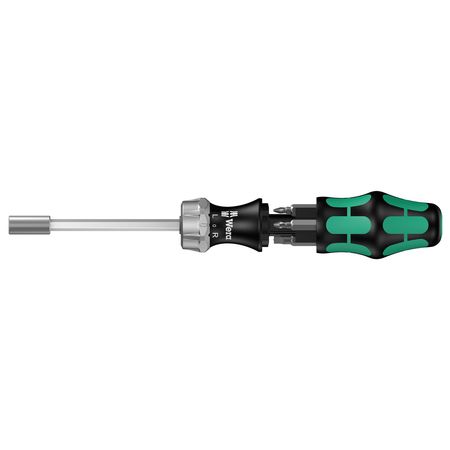 Wera Phillips, Slotted, Square Recess Bit 8 1/2 in, Drive Size: 1/4 in , Num. of pieces:7 05073661002