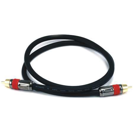 MONOPRICE A/V Cable, RCA Coaxial M/M, CL2 rated, 3ft 2681