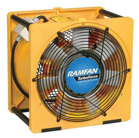 RAMFAN Conf.Sp. Fan, Duct 16 In, 1-1/2 HP, 115V EFi150