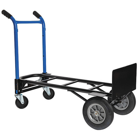 HARPER Convertible Hand Truck, 4in1 Qck Chng, 10" Solid Rubber Tires, 800lbs DTC8635P