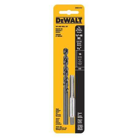 DEWALT 3/8" - 16 NC Tap & 5/16" Drill Bit DWA1414