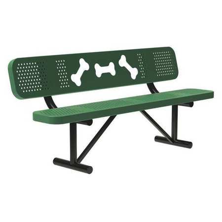 DOGIPARK Dog Park Bench, Shaped As A Bone 7711