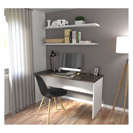 Innova Executive Desk, 25.9" D, Antigua, Melamine 92800-2152