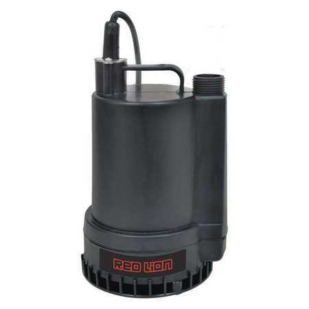 Red Lion Multipurpose Pump, 1/6 HP, Plstic, 1300 gph 14942731