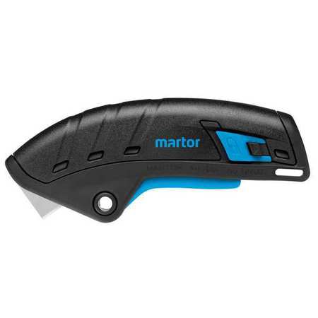 Martor Safety Knife, Self-Retracting, Rounded Safety Blade, General Purpose 124001.02