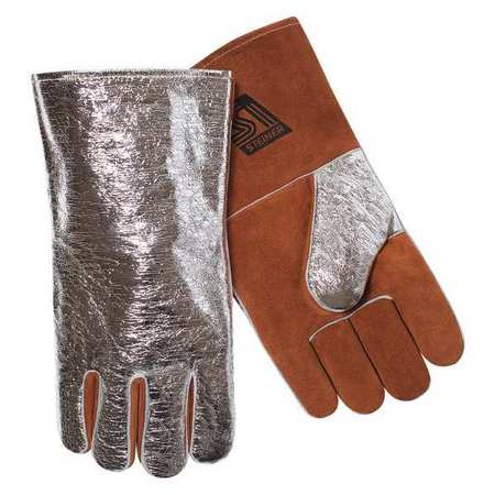 STEINER Welding Gloves, Cowhide Palm, L, PR 02122-L