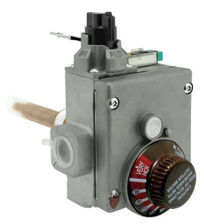 RHEEM Gas Control Thermostat, Natural Gas, Metal AP14732A