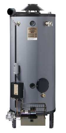 RHEEM-RUUD Natural and LP Gas Commercial Gas Water Heater, 100 gal., 120V AC GN100-270A