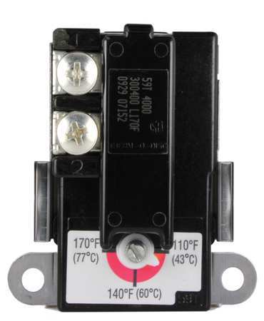 RHEEM Replacement Thermostat, Electric, Metal/Plastic, Material of Construction: Metal and Plastic SP8295