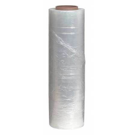 ZORO SELECT Hand Stretch Wrap 15" x 1500 ft., Cast Style, Clear 15A995