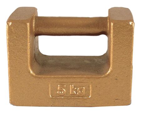 RICE LAKE WEIGHING SYSTEMS Calibration Weight, 5kg, Painted 12786
