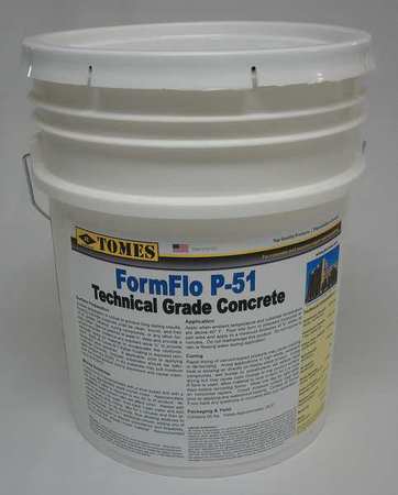 FORMFLO Concrete Mix, 65 lb, Bag, Gray, 1 day Full Cure Time GRA-401