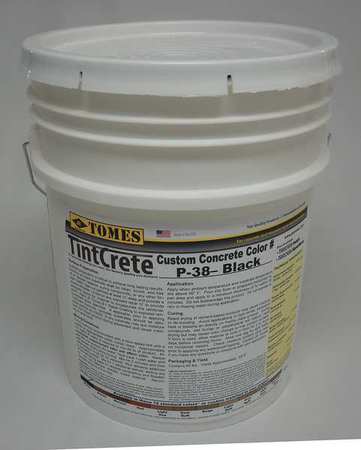TINTCRETE Concrete Mix, 65 lb, Pail, Gray, 1 day Full Cure Time GRA-P38-1510