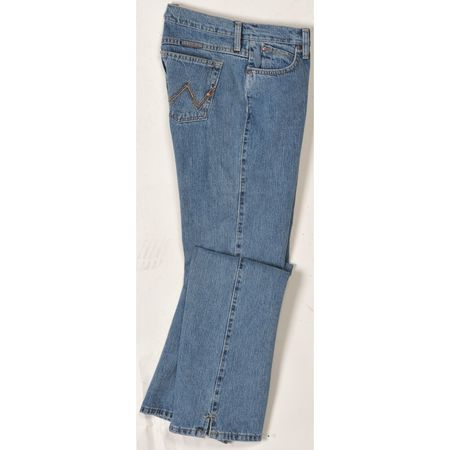 WRANGLER Jeans, Womens, 13 oz, Cotton, Blue, 7x30 WRC10RR 7x30