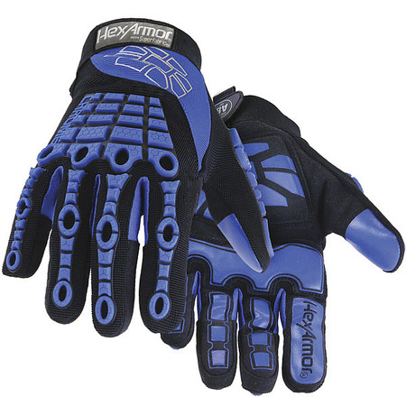 HEXARMOR Cut Resistant Impact Gloves, A8 Cut Level, Uncoated, 2XL, 1 PR 4024-XXL (11)