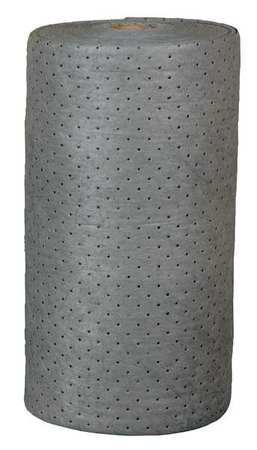 BRADY Absorbent Roll, 48 gal, 30 in x 150 ft, Universal, Gray, Polypropylene GP30