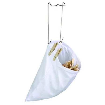 HONEY-CAN-DO Clothespin Bag, Hold 200 Pins DRY-01313