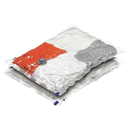 Honey-Can-Do Zip Seal Plastic Vacuum Storage Bag Clear VAC-01298