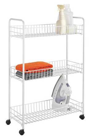 HONEY-CAN-DO Laundry Cart, 3 Tier CRT-01149