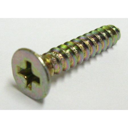 Zoro Select Con-Sert Screws Masonry Screw, 5/32" Dia., Flat, 3/4 in L, Carbon Steel Yellow Zinc, 100 PK 08034PS