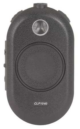 Motorola Two Way Radio, UHF, 1 Watt, 450 to 470 MHz CLP1040