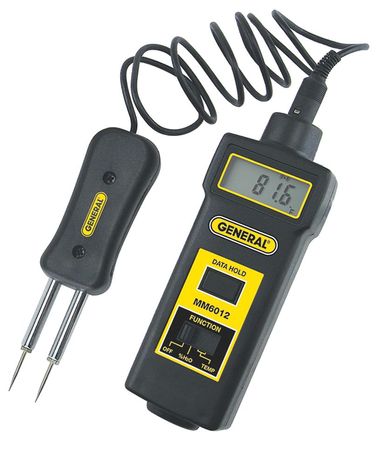 General Tools General Purpose Moisture Meter, 0-50 Pct MM6012