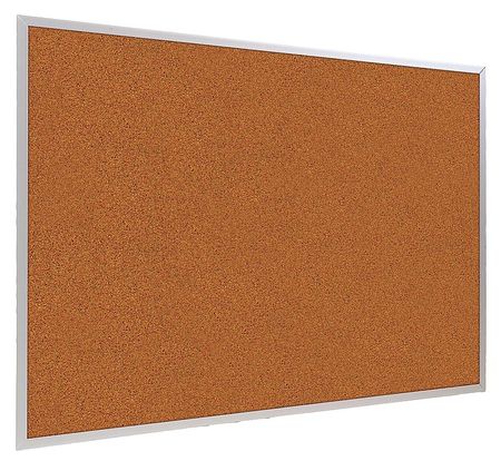 Mooreco Bulletin Board, Red, Splash Cork, 48x120 in 300AK-93