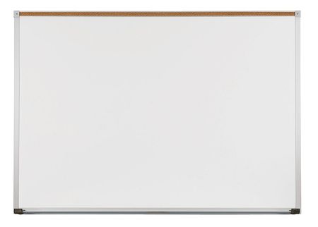 MOORECO 48"x72" Magnetic Porcelain Whiteboard, Gloss E2H2AG