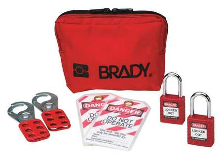 Brady Portable Lockout Kit, 7Components, Filled 99290
