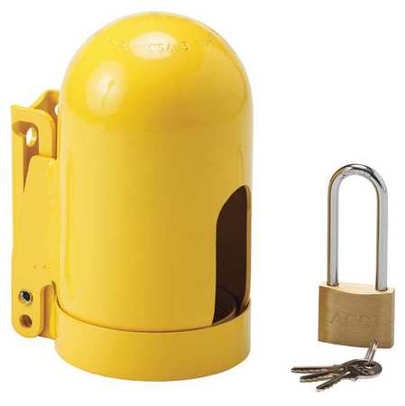 BRADY Locking Cylinder Cap, 6-1/2 x 3-1/2, Corse 95139