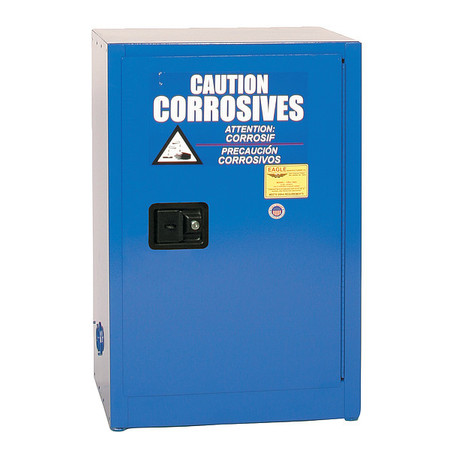 EAGLE MFG Corrosive Safety Cabinet, Manual, Blue CRA1925X