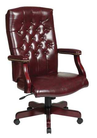Stylish Java Brown Office Chair in Scoop Style –