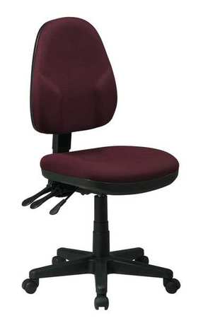 OFFICE STAR Desk Chair, Fabric, 20-1/2" Height 36420-227