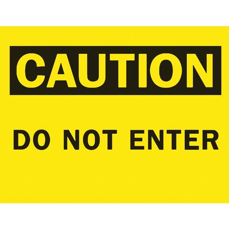 TARIFOLD Sign Inserts, Do Not Enter, PK6 P1949DE