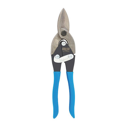 CHANNELLOCK Aviation Snip, Straight, 10", Straight, 9.88", Forged Molybdenum Alloy Steel, M2 Alloy Steel Blade 610SS