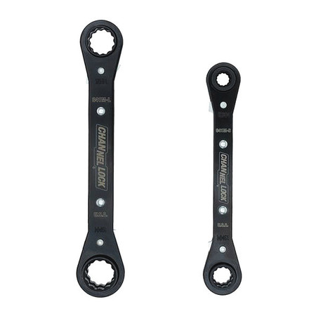 CHANNELLOCK Metric Ratcheting Wrench Set, 2 pcs. 841M