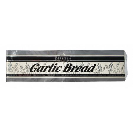 VALUE BRAND Foil Printed Garlic Bread Bags, 5 1/4 x 3 x 20", PK500 E-7131