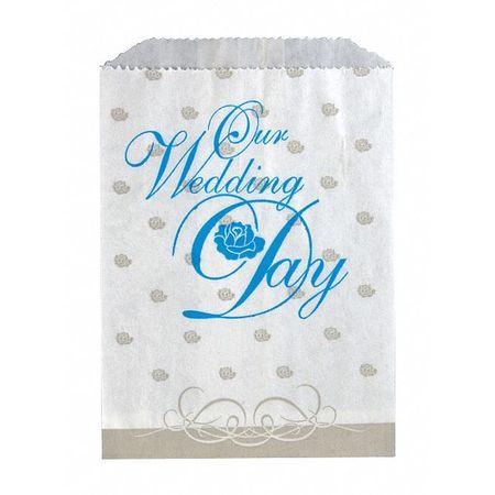 Zoro Select White Wedding Cake Bags, 5 3/4 x 7 1/2", PK500 E-7081