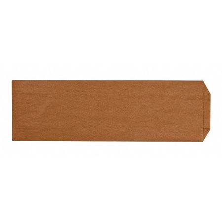 VALUE BRAND Natural Kraft Sub Bags, 4 1/2 x 2 x 14", PK1000 E-7099