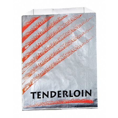 VALUE BRAND Foil Printed Tenderloin Bags, 6 x 2 x 8", PK1000 E-7147