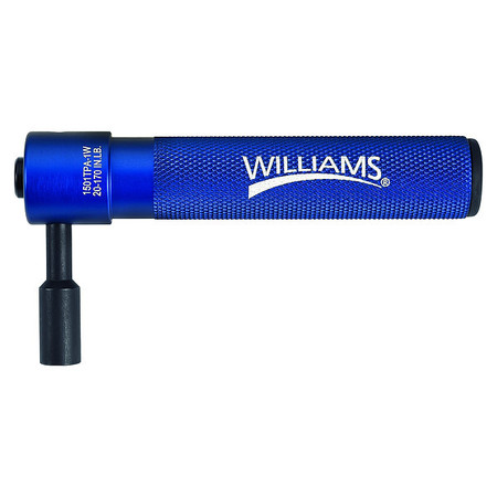 WILLIAMS Single Set Torque Wrench, 5 1/4" L 1501TPA-1W