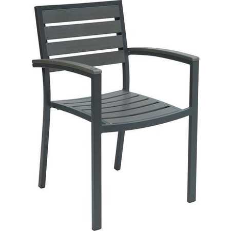 KFI Eveleen Outdoor Arm Chair, Grey 5601-GY