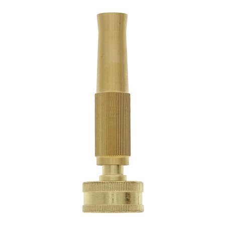 Aquaplumb Hose Nozzle, Brass, Twist, 4", PK12 108680
