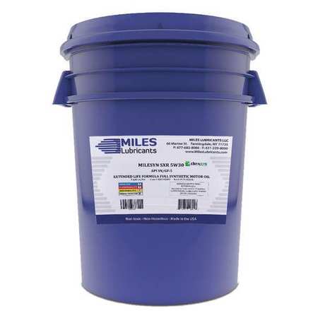 MILES LUBRICANTS Synthetic Motor Oil, 5W-30, 5 Gal MSF100303