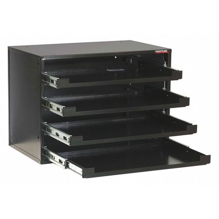 Craftline Cabinet, 4 Drawer Rack, Heavy-Duty PL-4DH-M