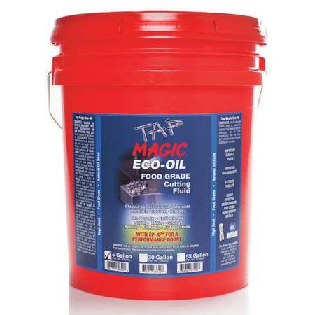 TAP MAGIC Cutting Fluid, Eco-Oil, 5 gal. Pail 60640C