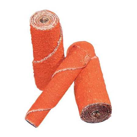 SUPERIOR ABRASIVES Cartridge Roll, 1/4x1.5x1/8, AO, Grit 80 A013361