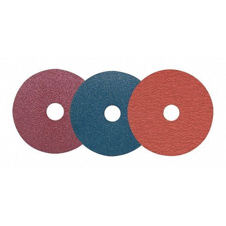 Superior Abrasives Fiber Disc, A/O, 4-1/2", Hole 7/8", Grit 36 A008817