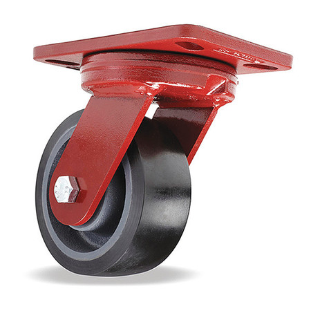 HAMILTON Kingpinless Swivel Caster, 5" x 2" Duralast XC (70D) Wheel, 3/4" Sealed Precision Ball Bearings S-ZFHS-5DB70