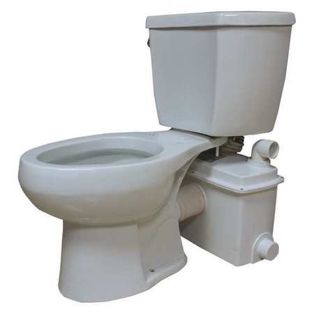 STAR WATER SYSTEMS Toilet System, Elongated Bowl, 1.28 gpf, Floor Mount, Elongated S1203